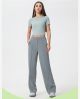 Women's Air-Layer Lounge Pants - Flowy Straight-Leg Wide Trousers with Slimming Drape & Naked Sensation Comfort