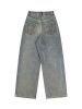 High-Quality Iridescent Coated Jeans  Unisex Straight Leg Spring Style