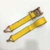 3 INCH TIE DOWN RATCHET STRAPS OPERATED WITH J, FLAT HOOKS & CHAIN GRAB