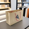 Custom Logo Printed Kraft Paperboard Jewelry Packaging paper bag and Embossed Design for cloth Use