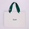 Custom Coated Paper Bag Food Clothing-Durable Paper Cardboard Offset Printing Surface Handling-Popular Shipping Custom Logo