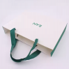 Custom Coated Paper Bag Food Clothing-Durable Paper Cardboard Offset Printing Surface Handling-Popular Shipping Custom Logo