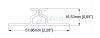 1/2 Inch Fabric Wall Track System | Slim Profile Fabric Mounting Solution
