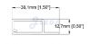 1/2 Inch Fabric Wall Track System | Slim Profile Fabric Mounting Solution