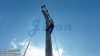 High-Visibility Guy Wire Marker Pole | Utility Line Warning Marker