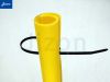 High-Visibility Guy Wire Marker Pole | Utility Line Warning Marker