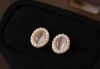 Pink Opal Pearl Ear