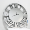 Mirrored wall clock