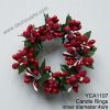 Berry Candle Rings Christmas wreath Candle Rings decoration