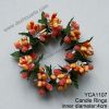 Berry Candle Rings Christmas wreath Candle Rings decoration