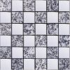 4mm thick 30*30cm Adhesive Aluminum plastic panel wall mosaic