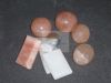 Natural bath salt soaps and massagers