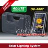 GDLITE GD-8020 solar lighting system kit portable with LED bulbs lighting and usb output for mobile phone charge