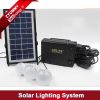 GDLITE GD-8020 solar lighting system kit portable with LED bulbs lighting and usb output for mobile phone charge