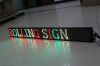 Semi-outdoor tri-color programmable led sign
