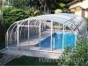 Clear Polycarbonate &amp; Aluminum Swimming Pool Cover, Vertical Retractable Swimming Pool Cover with Aluminium Alloy Frame