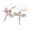 Exquisite Custom Metal Keychain: Colorful Rhinestone Insect Design