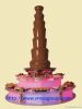 Commercial chocolate fountain