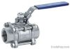 3PC Stainless Steel Threaded Ball Valve