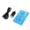 Solar-Powered Bluetooth Handsfree Car Kit LCD MP3 Player FM For Cell P
