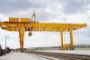 120 ton U type rail mounted gantry crane