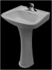 Ceramic pedestal basin