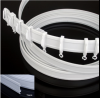 PVC curved rod, PVC curved track, PVC flexi net rod