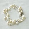 Beautiful Pearl Silver Bracelet
