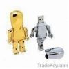 Metal Robot USB Flash Drive USB Memory Stick