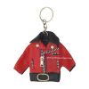 Leather Fashion jacket Keychain