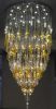 glass drop chandelier for hotel