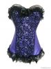 black lace up corset