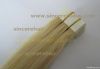 Sell top quality tape hair extension, remy human hair, skin weft hair