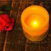Holiday Ivory Rustic Flameless Scented LED Candle