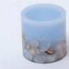 Holiday Ivory Rustic Flameless Scented LED Candle