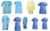 disposable non woven isolation gown PP isolation gowns aprons nonwoven TNT isolation gowns 