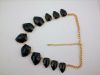 Faceted resin fashion neck jewelry 