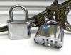 Top Security 4 Digits Resettable Gym Combination Lock, Combination Padlock