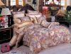 11 PC Jacquard Satten Embroidered Luxury Bedding Set