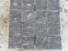 natural split black basalt cobble stone