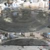 customized black basalt circle pavers