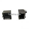 2 x 1 Port Stacked RJ45 Connectors with Transformer, LED Model and Lead-free Process