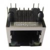 RJ45 Jacks, Side Entry, Full Shielded with LED with EMI, 40mÃÂ© Contact Resistance