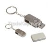 Smart metal swivel USB flash drive pen drive with keychain