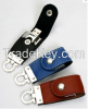 Custom leather USB flash memory pen drive
