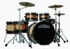 6 PCS Log Lacquer Drum Set