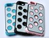 TPU + PC + Silicone 3 in 1 Cover Case for iPhone5