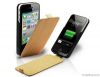 Supercharged Leather Power Case, Power Pack for iPhone4S, iPhone4G