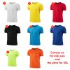 Unisex 100 % Polyester Sublimation tshirts streetwear solid short sleeved Breathable training dri - fit blank t shirts for men &amp;amp; for kids and Women's.