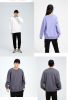 Ladies New cut design 2023  Fleece Loose Fit Crewneck Unisex Sweatshirt Couple Sweatshirts with O-neck